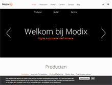 Tablet Screenshot of modix.be