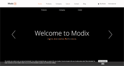 Desktop Screenshot of modix.eu